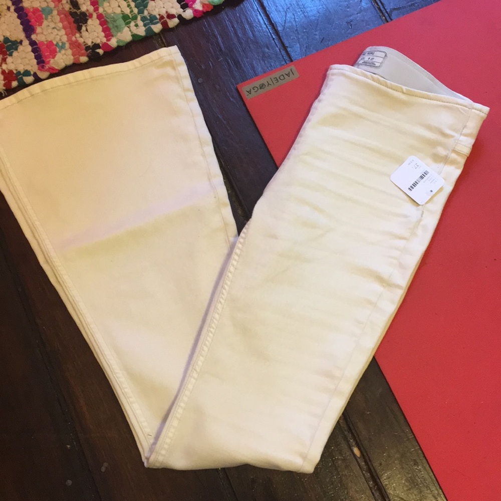 High rise bell bottom jeggings